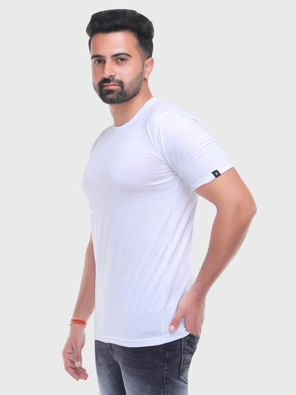 Plain White Tshirts - Buy Plain White Tshirts online at Best Prices in  India